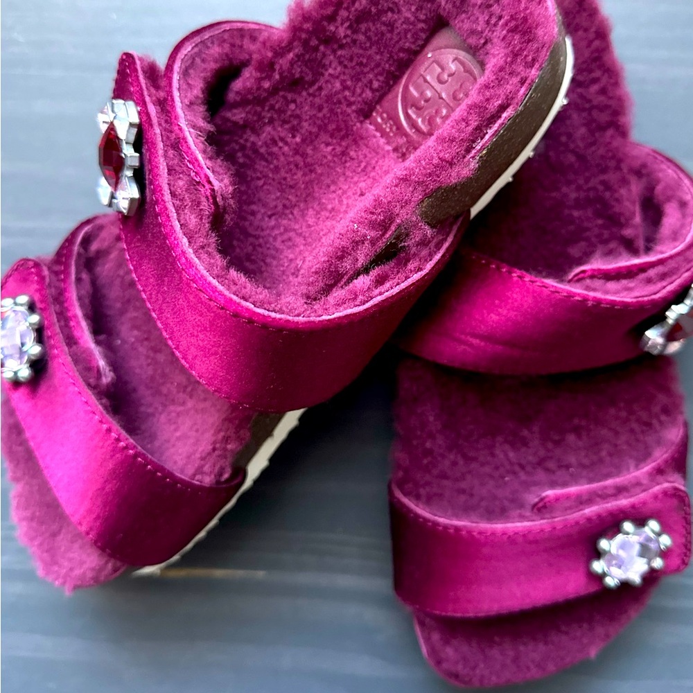 Tory Burch Crystal Slides Size 5 NWT